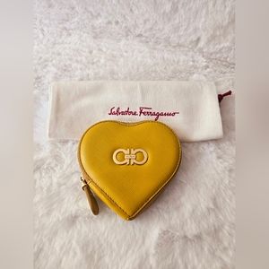 Salvatore Ferragamo Heart Coin Pouch